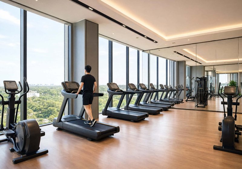 Gymnasium at Nikoo Homes 9